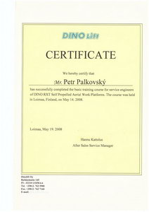 Certifikát