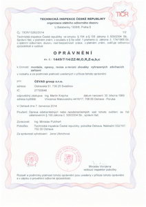 Certifikát