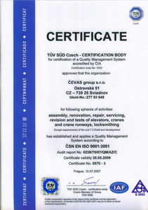 Certifikát